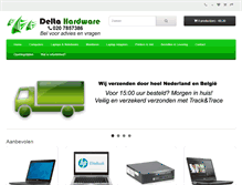 Tablet Screenshot of delta-hardware.nl